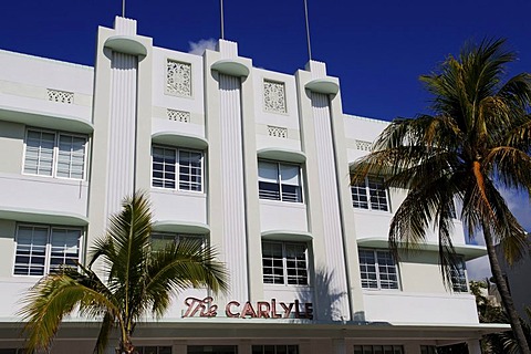 The Carlyle Hotel, Ocean Drive, Miami South Beach, Art Deco district, Florida, USA