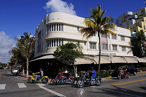 Cardozo Hotel, Ocean Drive, Miami South Beach, Art Deco district, Florida, USA