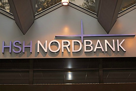 HSH Nordbank, financial crisis 2009, branch in Hamburg, Germany, Europe