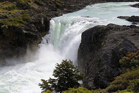 Salto Grande Waterfall, Patagonia, Chile, South America