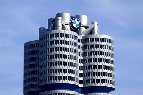 Headquarters of BMW AG, Munich, Bavaria, Germany, Europe