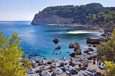 Anthony Quinn Bay, Rhodes island, east coast, Greece, Aegean Sea, Southern Europe, Europe