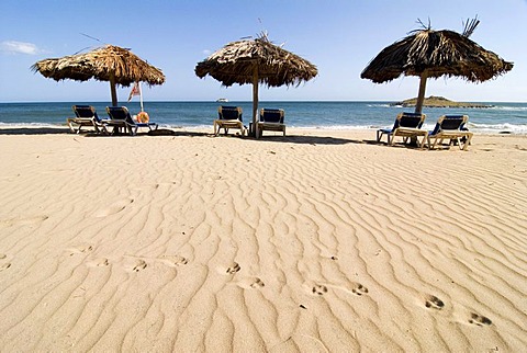 Boquita Beach near Playa Caribe on the island of Isla Margarita, Venezuela, South America