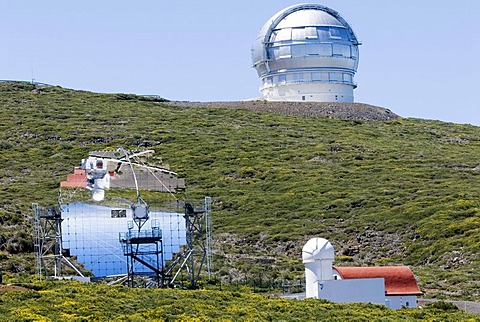 Observatorio Astrofisico, astronomical observatory on the Roque de los Muchachos, La Palma, Canary Islands, Spain, Europe