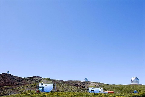 Observatorio Astrofisico, astronomical observatory on the Roque de los Muchachos, La Palma, Canary Islands, Spain, Europe