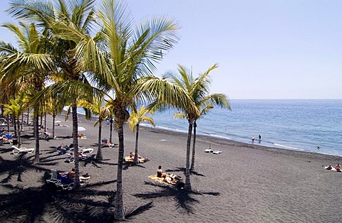 Beach at Puerto Naos, La Palma, Canary Islands, Spain, Europe