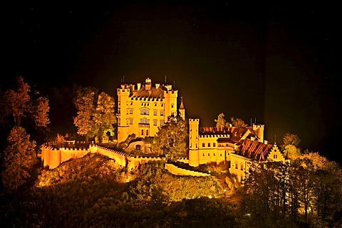 Hohenschwangau Castle, Bavaria, Germany, Europe