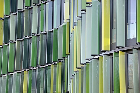 Cologne's first EU GreenBuilding, new office tower of the Deutsche Krankenversicherung, German Health Insurance, Cologne, North Rhine-Westphalia, Germany, Europe