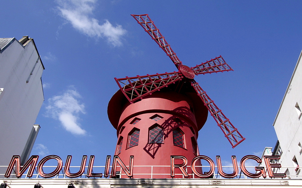 Moulin Rouge in Paris, France, Europe