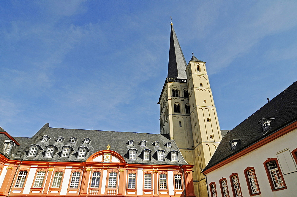 St. Nicholas' Church, formerly the church of Brauweiler Abbey, a former Benedictine monastery, Brauweiler, Pulheim, Rhineland, North Rhine-Westphalia, Germany, Europe