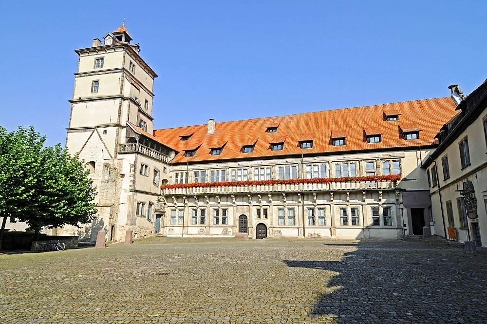 Schloss Brake castle, Weserrenaissance Museum, Weser Renaissance Museum, moated castle, Lemgo, East Westphalia Lippe, North Rhine-Westphalia, Germany, Europe