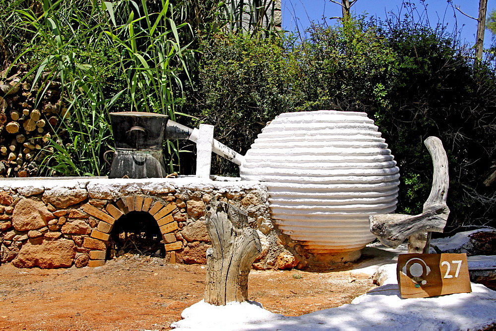 Schnapps distillery, Lychnostatis Open Air Museum, Museum of the traditional Cretan life, Hersonissos, Crete, Greece, Europe