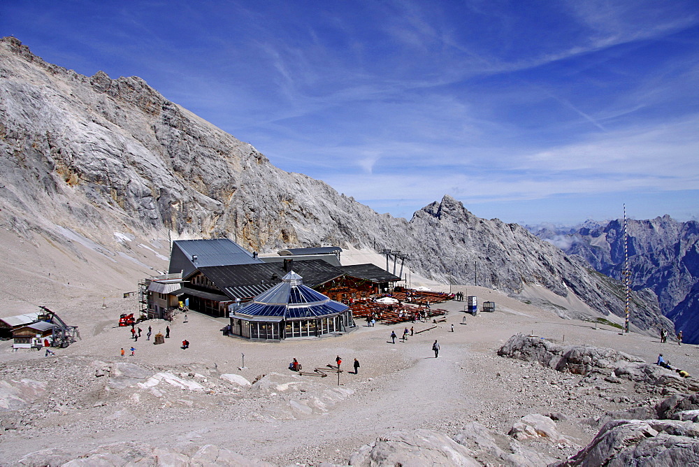 Sonn Alm, Zugspitzplatt, Zugspitze mountain, Wettersteingebirge range, Bavaria, Germany, Europe