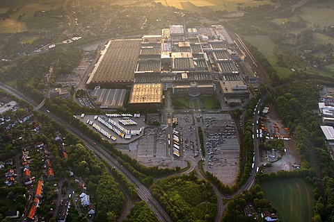 Aerial photo, Opel factory, Opel Werk 1, Bochum, car crisis, GM, General Motors, Bochum, Ruhrgebiet area, North Rhine-Westphalia, Germany, Europe