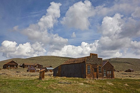 Barber Shop, Bodie State Park, ghost town, mining town, Sierra Nevada Range, Mono County, California, USA