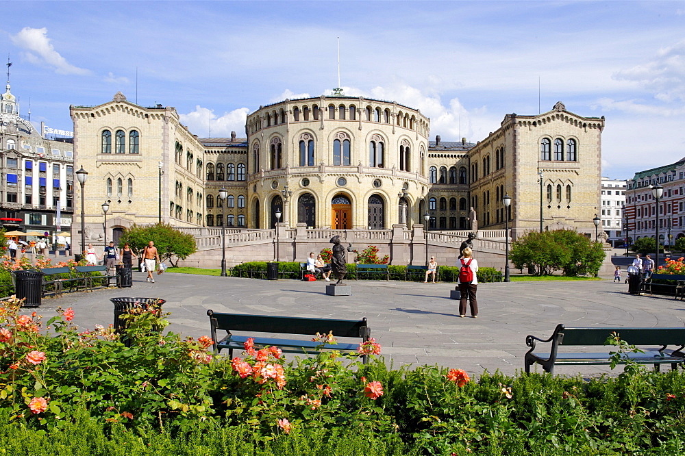 Parliament, Oslo, Norway, Scandinavia, Europe