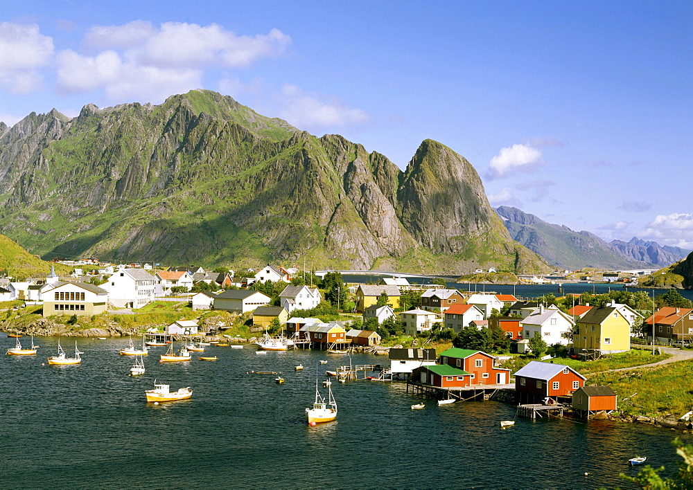 Harbor, Reine, Lofoten, Norway, Scandinavia, Europe