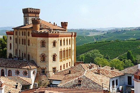 Castello di Barolo castle, Provincia di Cuneo, Piedmont, Italy, Europe