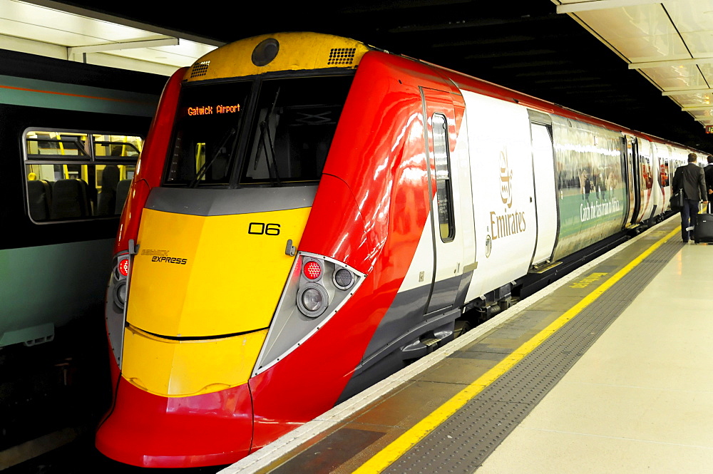 Gatwick Express, Victoria Station, London, England, United Kingdom, Europe