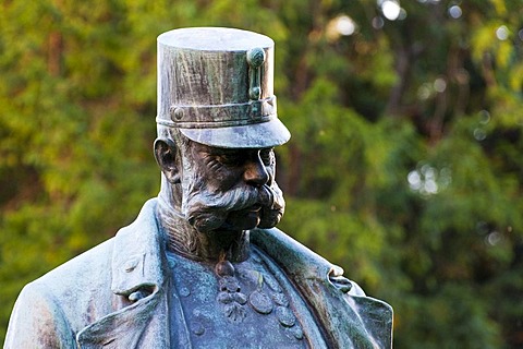 Franz Joseph Denkmal memorial in the Burggarten park, Hofburg, Vienna, Austria, Europe