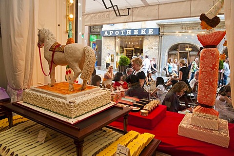 Cafe Demel, Kohlmarkt, Coal Market Square, Vienna, Austria, Europe