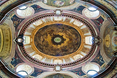 Dome, St. Peter's Church, Vienna, Austria, Europe