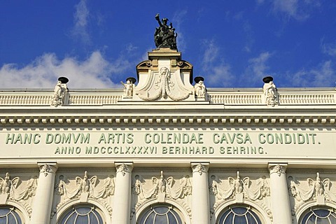 Theater des Westens, Theatre of the West, facade detail, Berlin, Germany, Europe