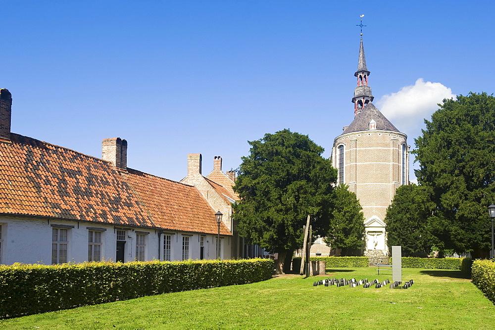 Church, Hoogstraten Beguinage, Unesco World Heritage Site, Belgium, Europe