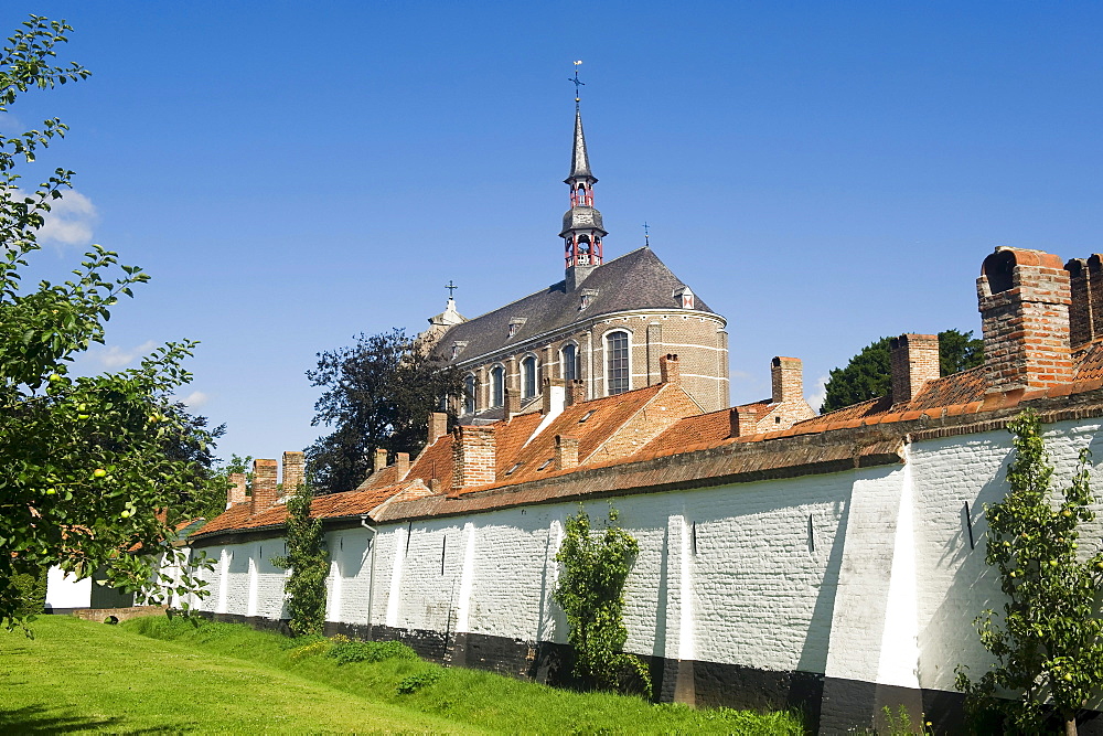 Church, Hoogstraten Beguinage, Unesco World Heritage Site, Belgium, Europe