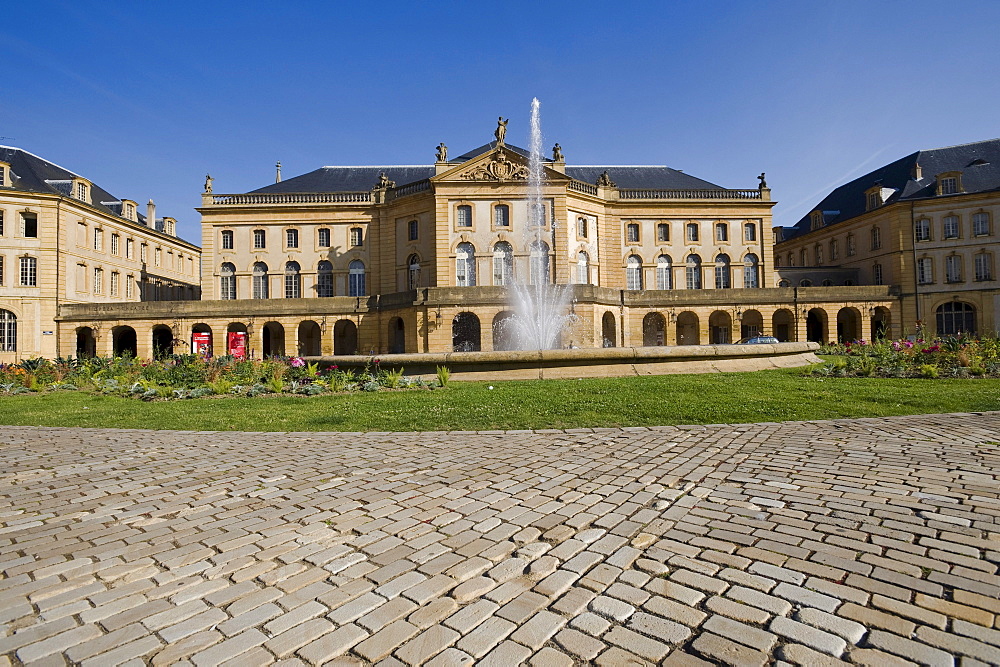 Place de la Comedie, Opera House, Metz, Lorraine, France, Europe, PublicGround