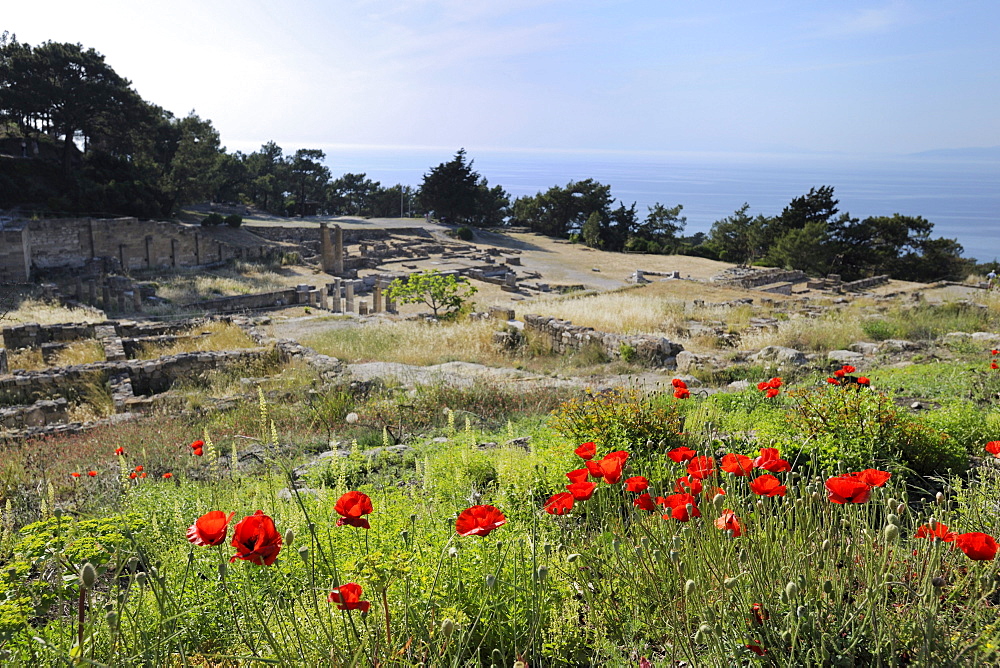 Excavations in Kamiros, Rhodes, Greece, Europe