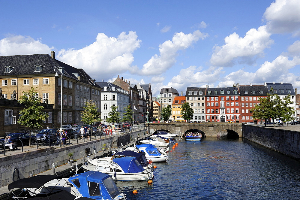 Frederiksholm Canal, Copenhagen, Denmark, Scandinavia, Northern Europe, Europe