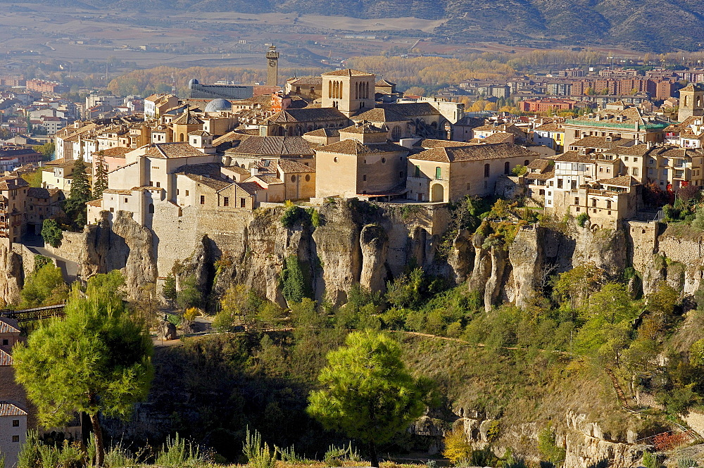 Hoz del Huecar, old town, Cuenca, UNESCO World Heritage Site, Castilla-La Mancha, Spain, Europe