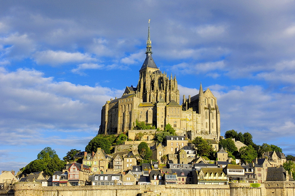 Mont-Saint-Michel, Benedictine abbey, Normandy, France, Europe