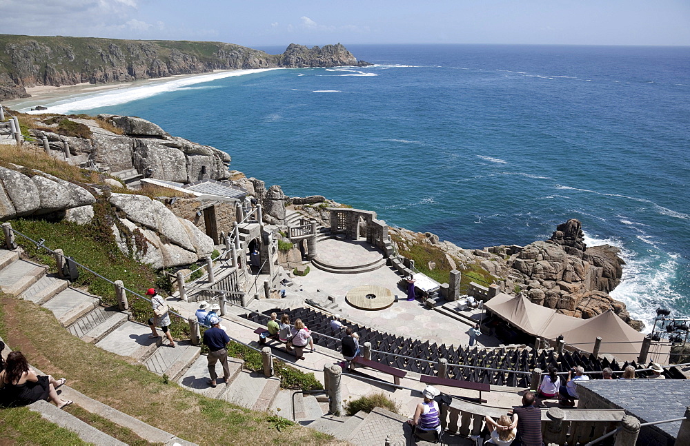 The Minack Theater, open-air, Porthcurno, Cornwall, England, United Kingdom, Europe