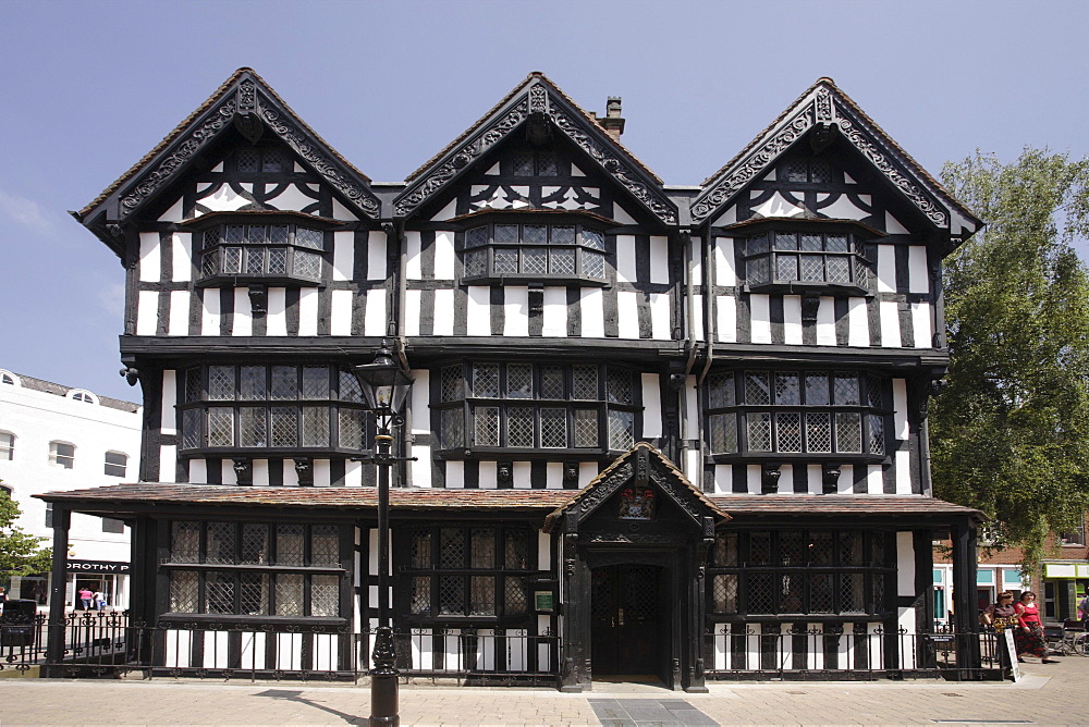 The Black and White house, Old House Museum, Hereford, England, United Kingdom, Europe