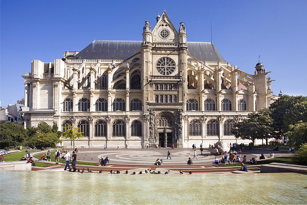 St Eustache with l'Ecoute, Paris, France, Europe