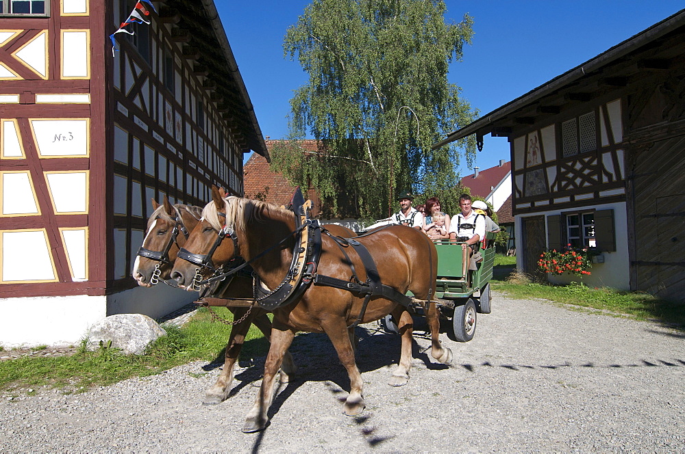 Swabian Farm Museum, Illerbeuren, Upper Swabia, Allgaeu, Bavaria, Germany, Europe