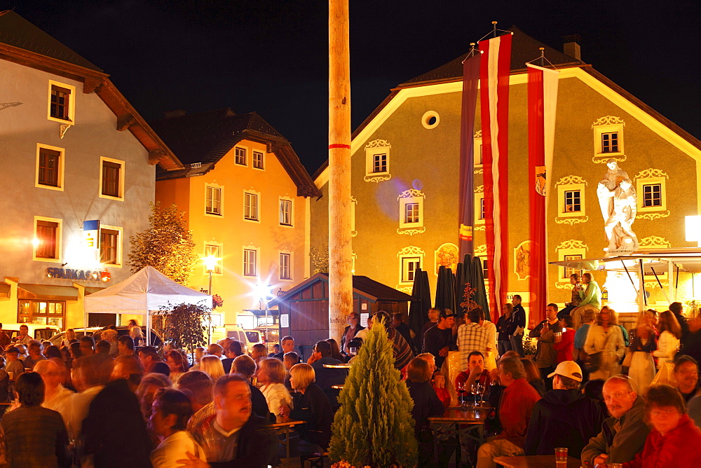 Festival on Marktplatz Square, Tamsweg, Lungau, Salzburg state, Salzburg, Austria, Europe