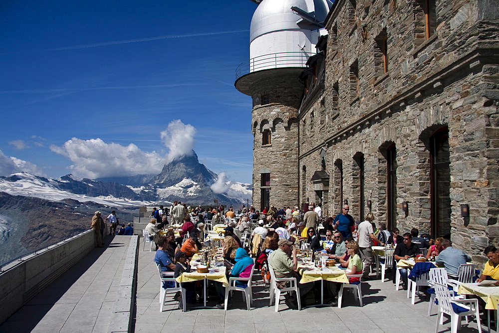 Gornergrat, Gorner Ridge, Zermatt, canton of Valais, Switzerland, Europe