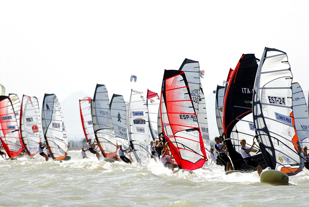 Formula Windsurfing World Championship in Santa Pola, Spain, Europe