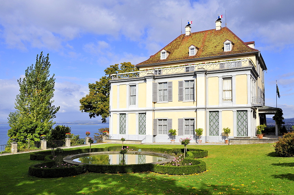 Schloss Arenenberg Castle, Napoleon museum and a park, community Salenstein, Canton Thurgau, Switzerland, Europe