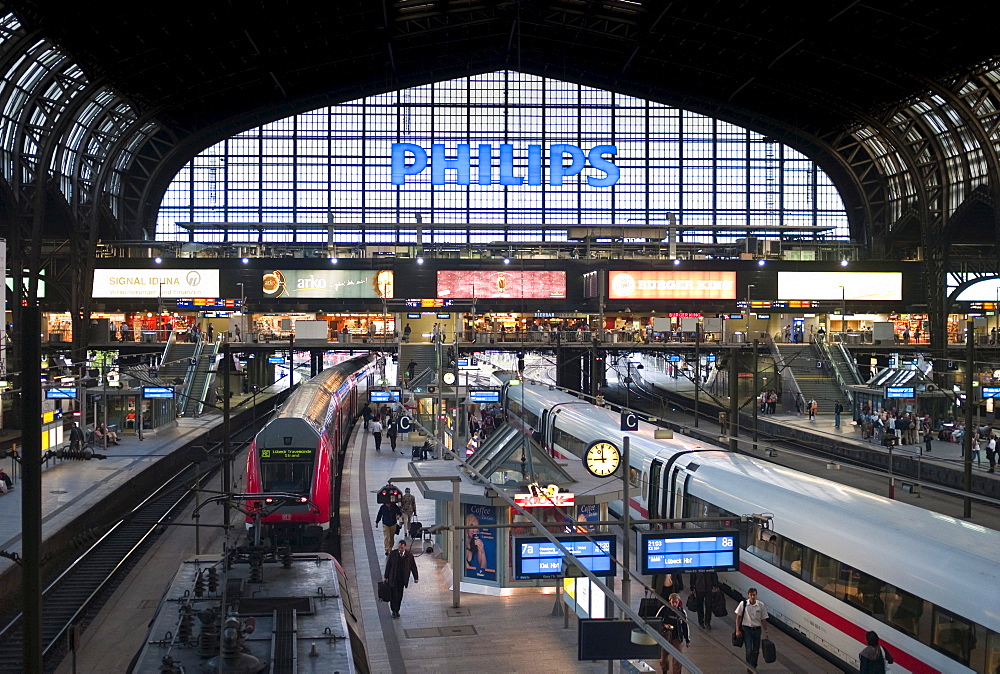 Hamburg central station, Hamburg, Germany, Europe