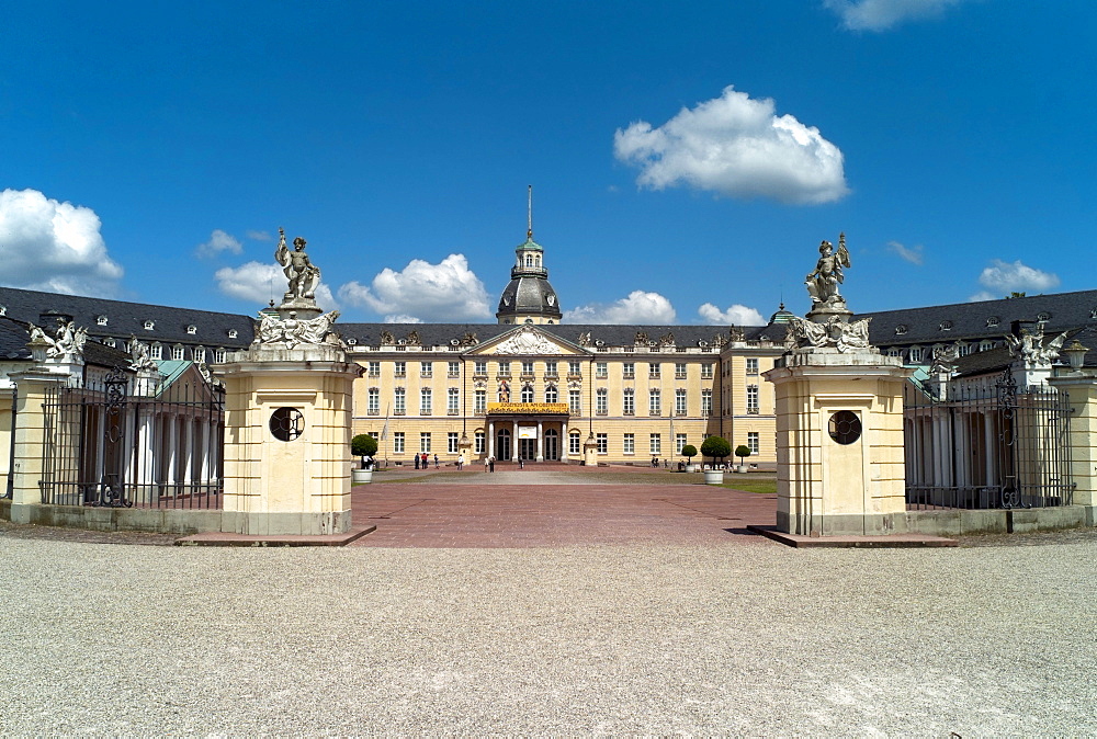 Karlsruhe Palace, Baden State Museum since 1921, Karlsruhe, Baden-Wuerttemberg, Germany, Europe