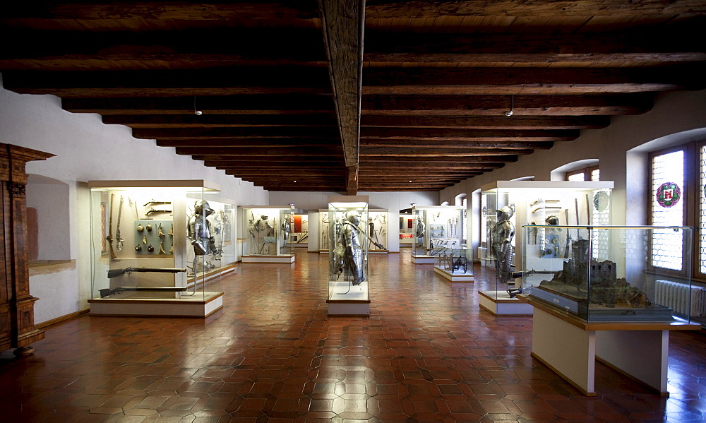 Knight's Hall, Unterlinden, Rue d'Unterlinden, Colmar, Alsace, France, Europe