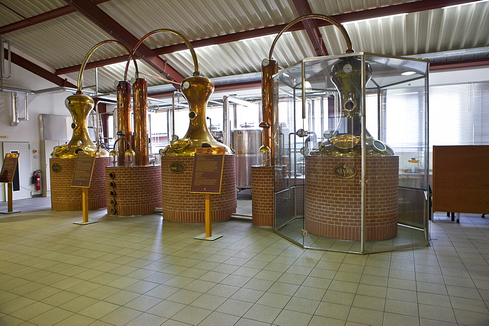 Slyrs Bavarian malt whiskey distillery in Schliersee, Bavaria, Germany, Europe