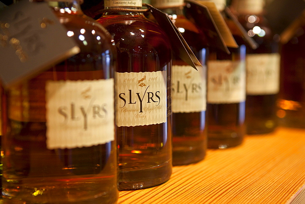 Slyrs Bavarian malt whiskey distillery in Schliersee, Bavaria, Germany, Europe