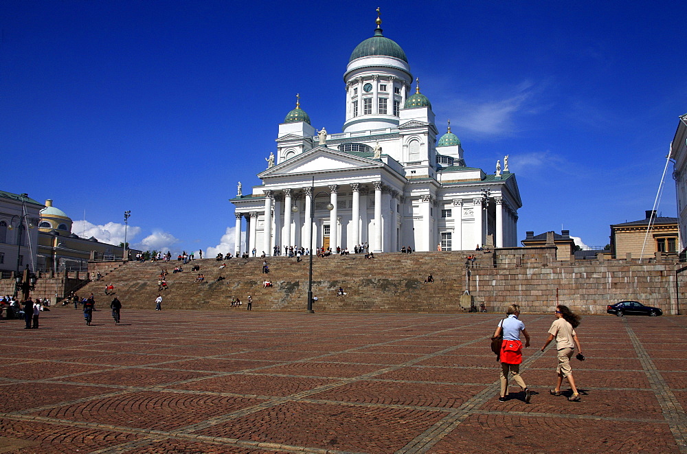 Cathedral and Senate Square, Helsinki, Finland, Europe