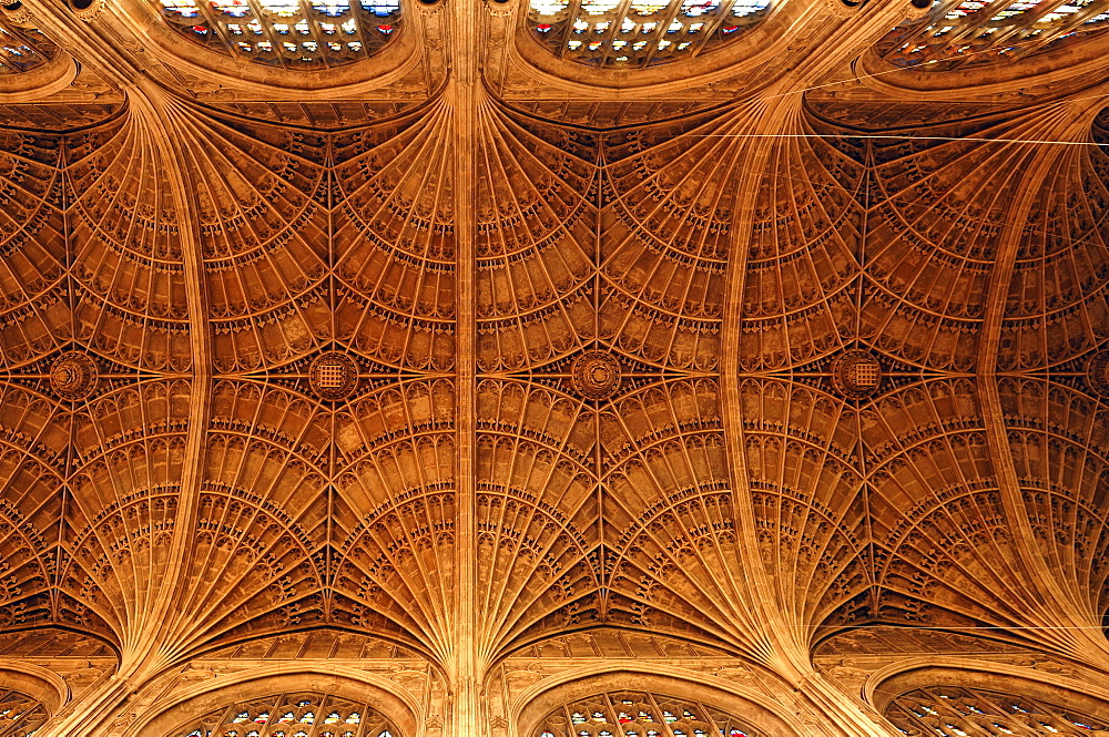 King's College Chapel, founded in 1441 by King Henry VI., King's Parade, Cambridge, Cambridgeshire, England, United Kingdom, Europe