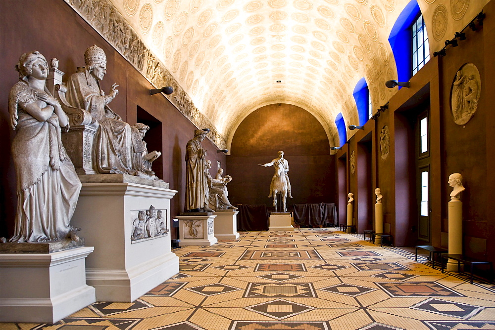 Inside Thorvaldsens Museum in Copenhagen, Denmark, Europe